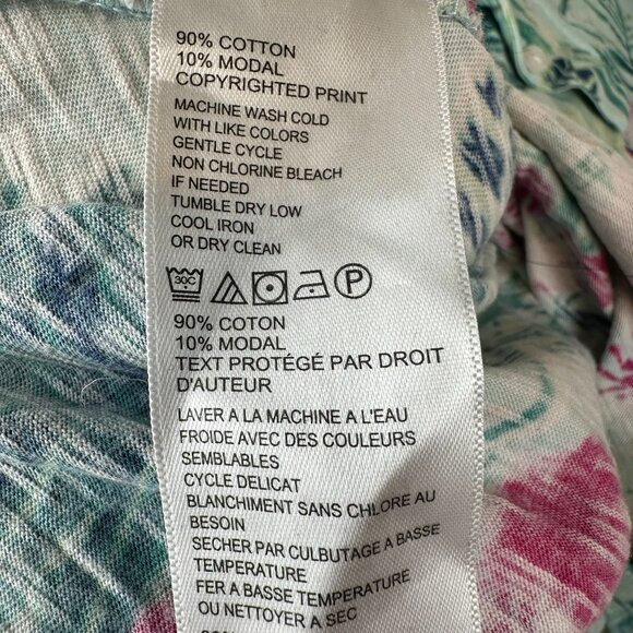 Tommy Bahama LS Knit Tropical Print Shirt - Picture 7 of 7